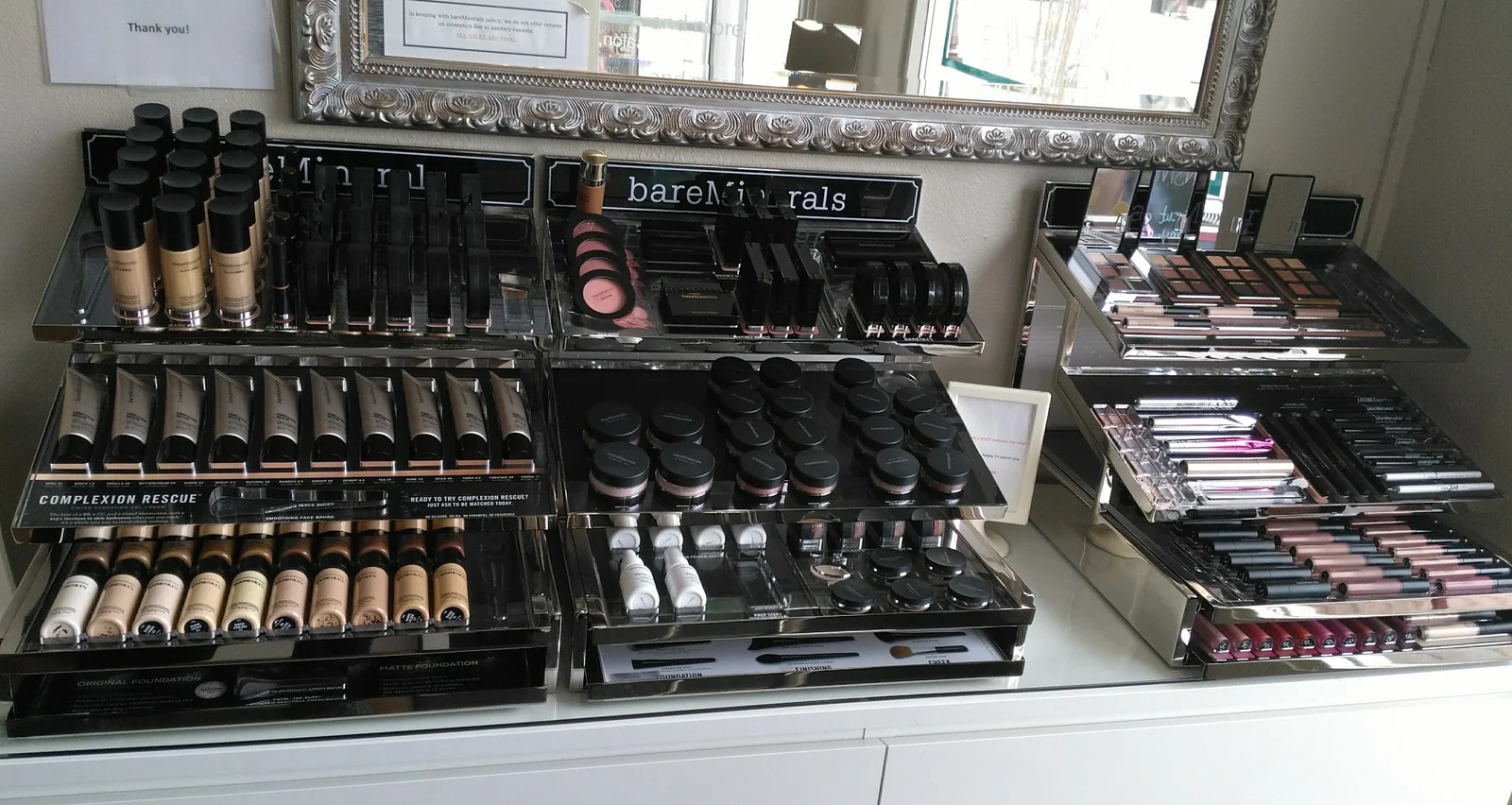 Makeup display